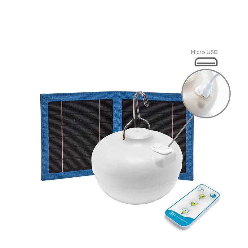 Cherry Tisch- & Hängeleuchte mit Solar-Panel