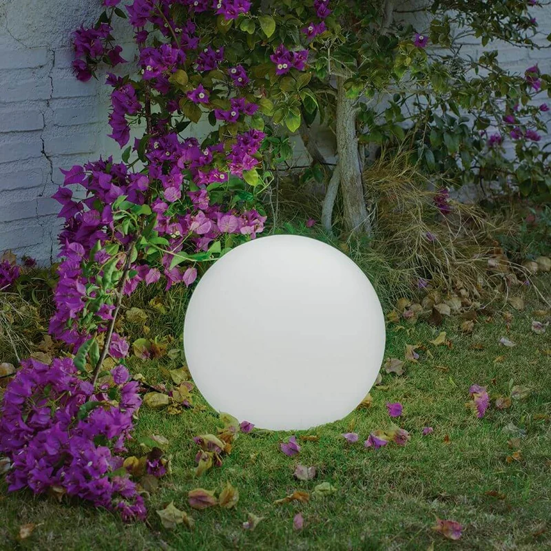 Buly LED Solar-Kugelleuchte Weiß mit Fernbedienung