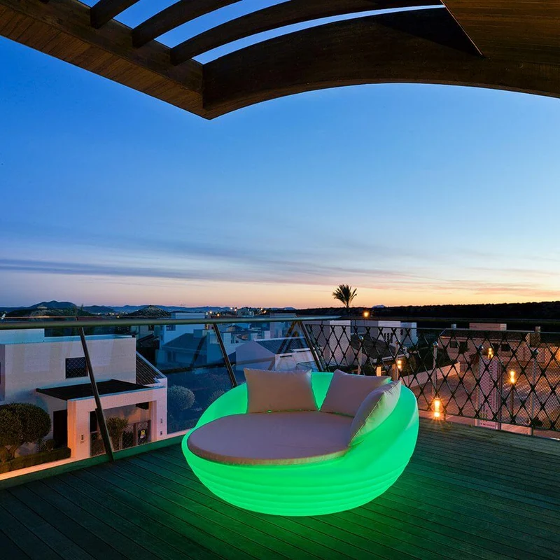 Beleuchteter Sessel Formentera Weiß