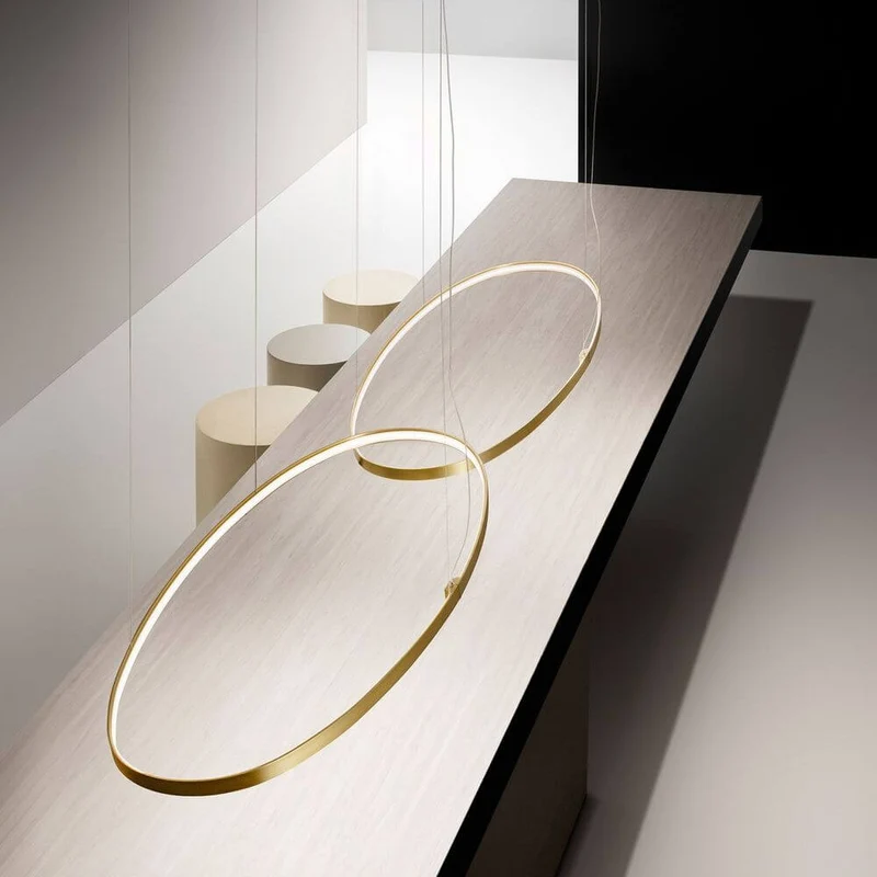 Panzeri Zero Ellipse LED Pendelleuchte oval