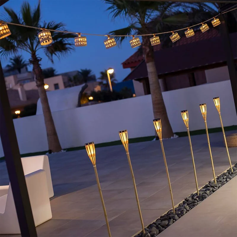 Alba LED Biergarten Boho Lichterkette IP44