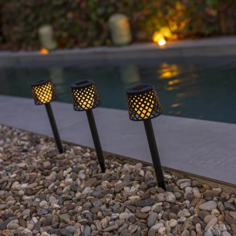 4er-Set Gretita LED Garten-Solarspieß IP44