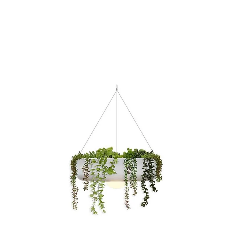 Elba LED Blumentopf Außen-Hängeleuchte mit Akku