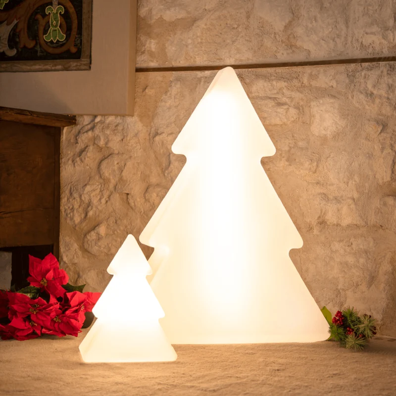 XXL LED Baum Pinus 160cm Akku + Solar IP65