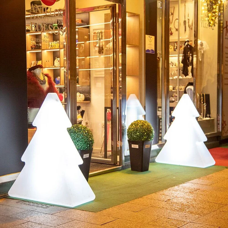 XXL LED Baum Pinus 160cm Akku + Solar IP65