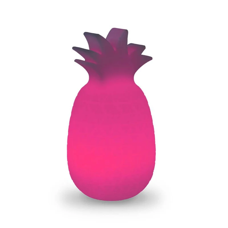 LED-Akkuleuchte Samba Ananas mit Fernbedienung