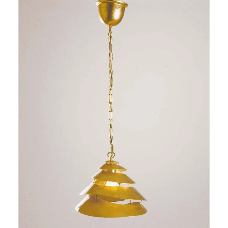 Pendelleuchte Snail One Eisen Gold