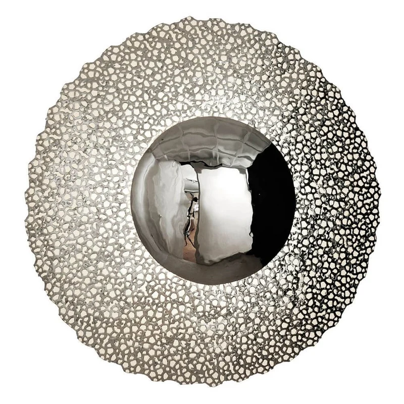 Wandleuchte 2-flammig Utopistico Circa Eisen Silber