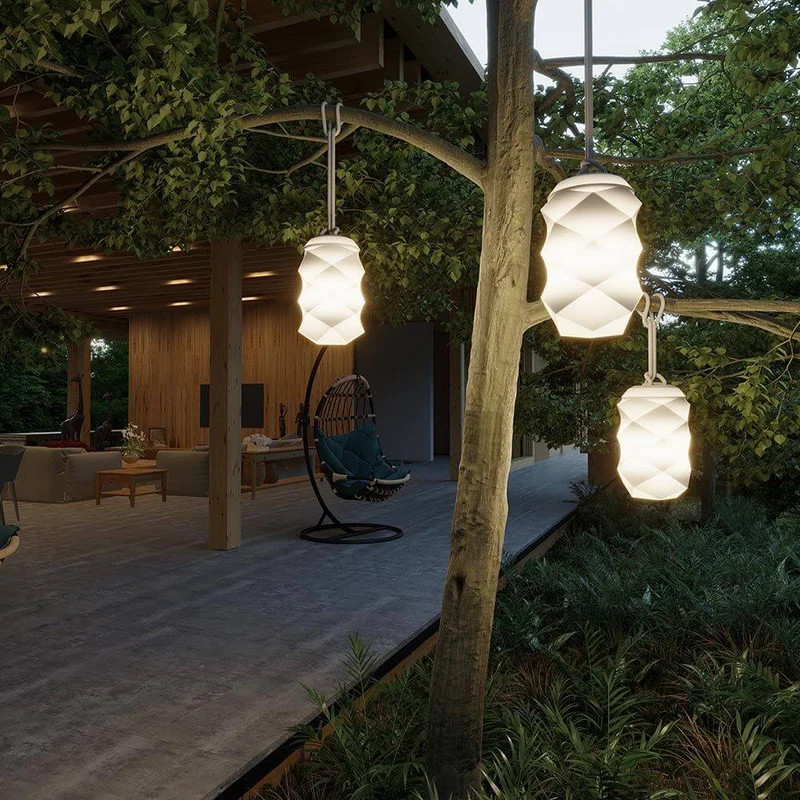 LED-Pendelleuchte Bita mit Akku und Fernbedienung