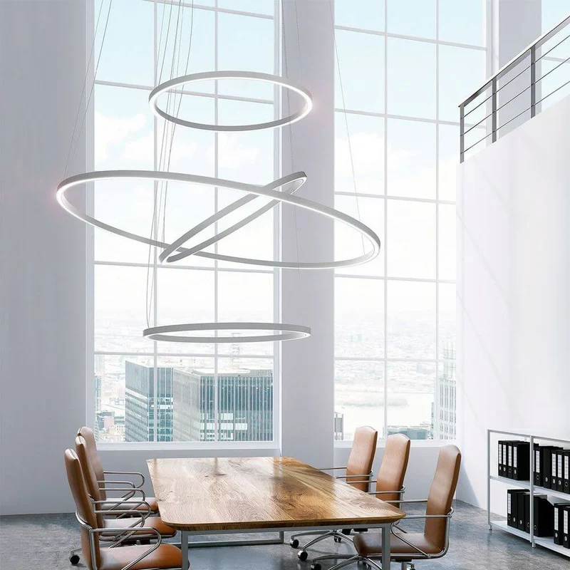 Panzeri Brooklyn LED-Ring Pendelleuchte