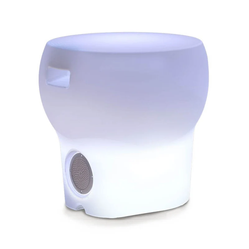 LED-Solar-Sitzleuchte Calvin in Totenkopf-Design