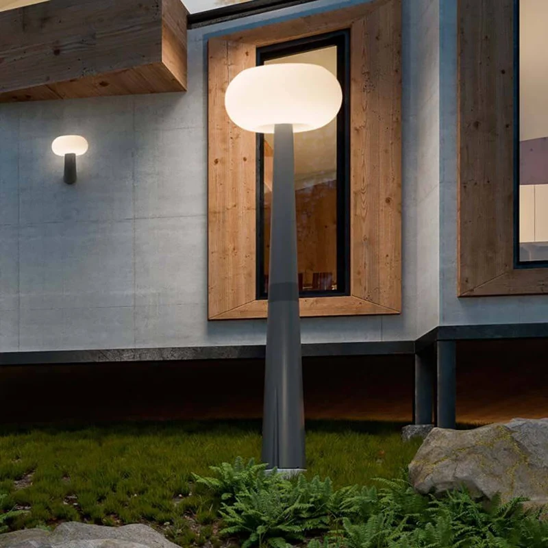 LED-Solar-Mastleuchte Pepita mit Hybridsystem Grau
