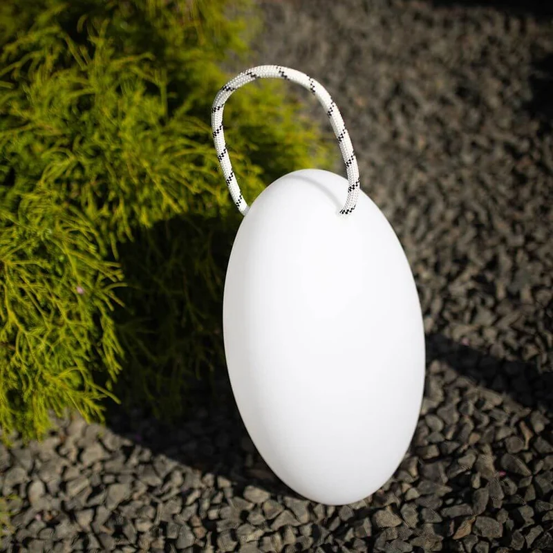 RGB-LED Außen-Akkulampe Amande Corde 28cm mit App-Steuerung