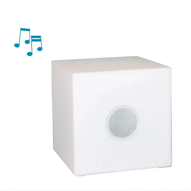 LED Deko-Tisch Cuby mit Lautsprecher und Fernbedienung