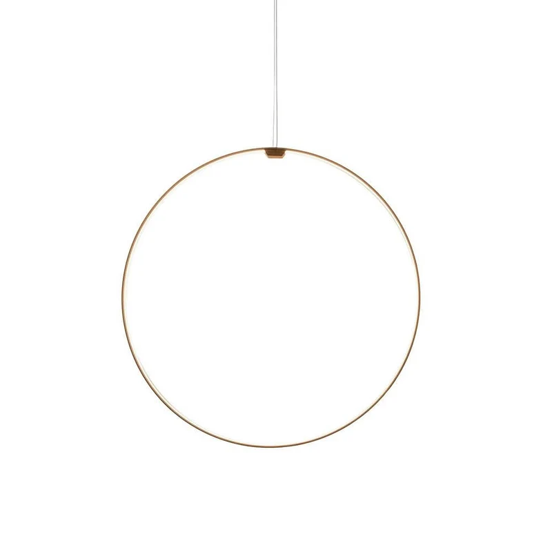 Panzeri Zero Round Vertical LED-Ringleuchte Pendel