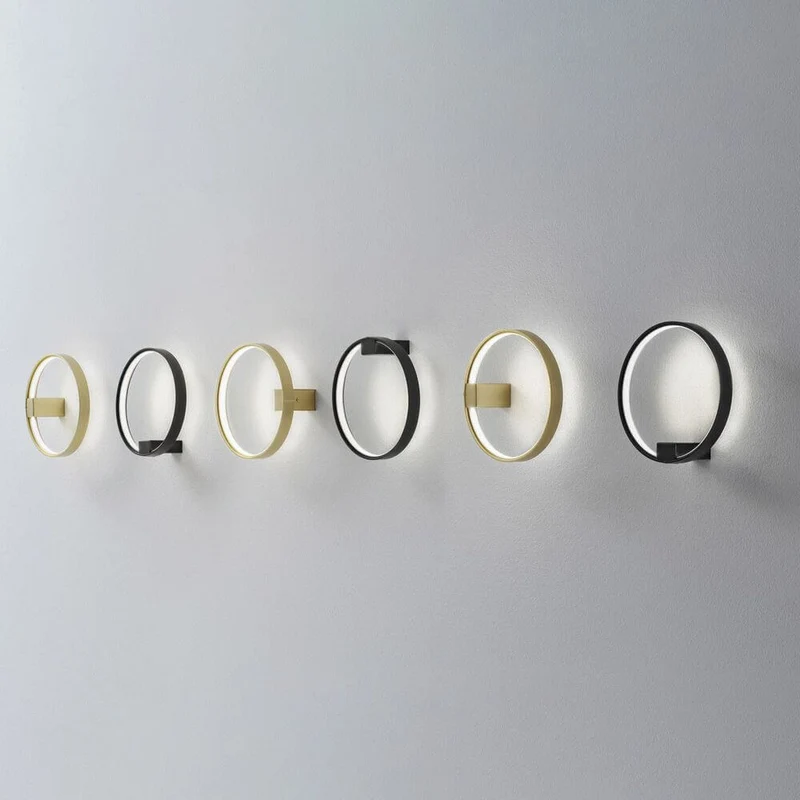 Panzeri Zero Round LED-Wandleuchte Ring