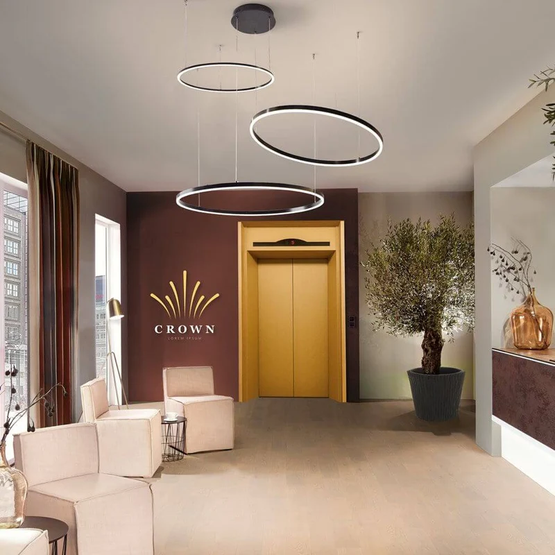 s.luce LED Ring Hängeleuchte Ø 120cm