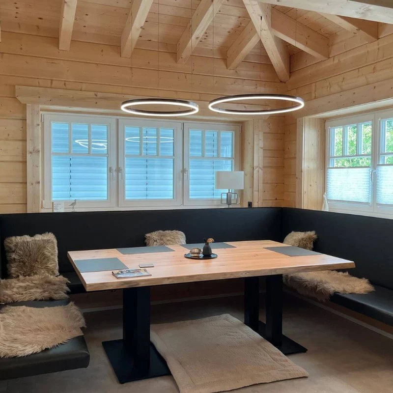 s.luce LED Ring Hängelampe Ø 80cm