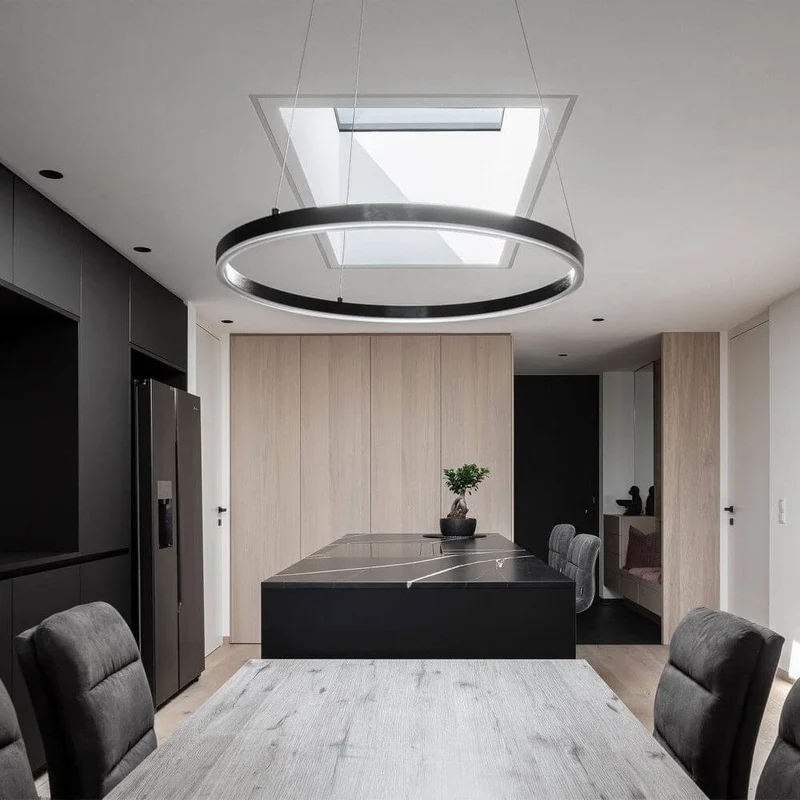 s.luce LED Ring Hängeleuchte Ø 60cm