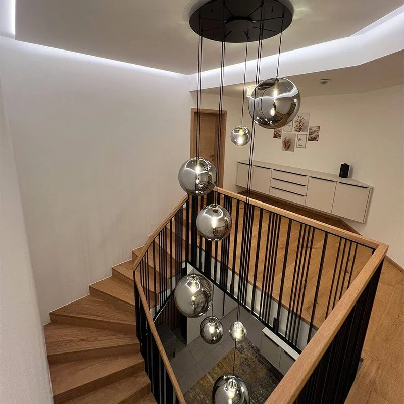 s.luce Orb Glaskugel Galerieleuchte 5m Abhängung
